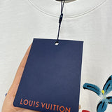 Flat lay presentation of Louis Vuitton cotton t-shirt with streetwear-inspired cut