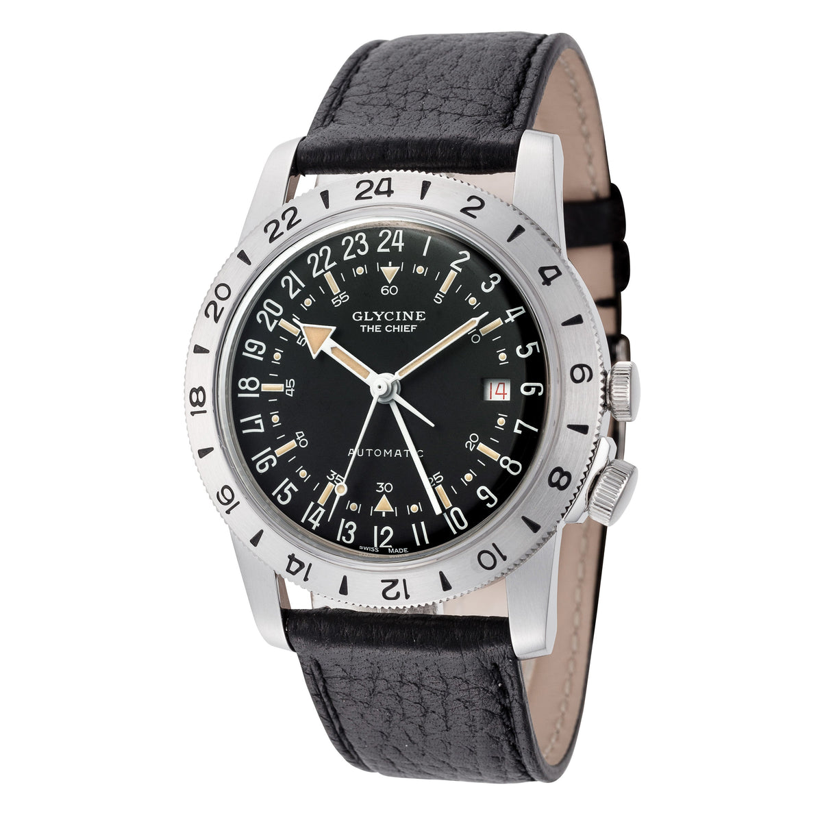 Front view of Glycine Unisex GL0465 unisex watch