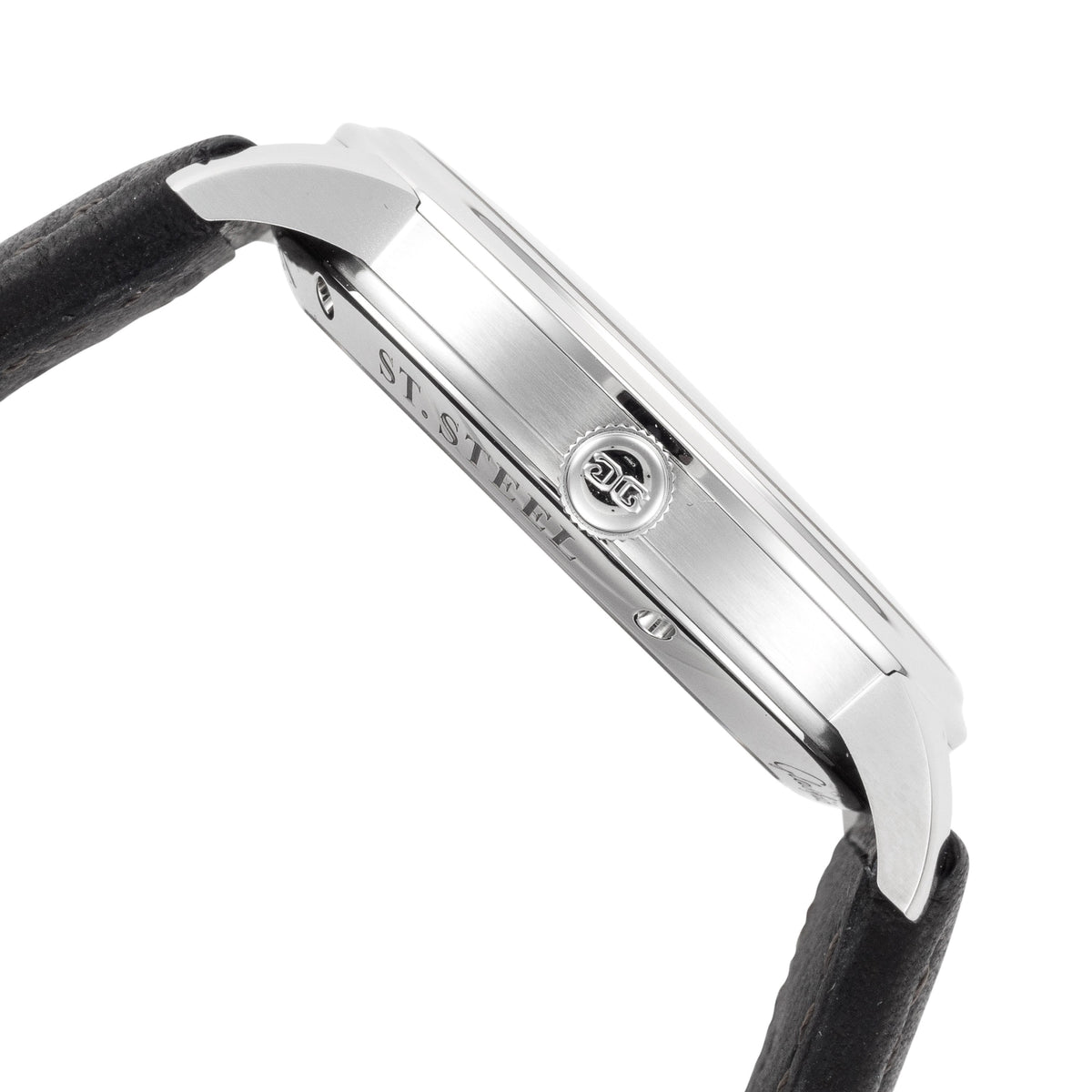 Side view of Glashutte Men's Senator men's watch