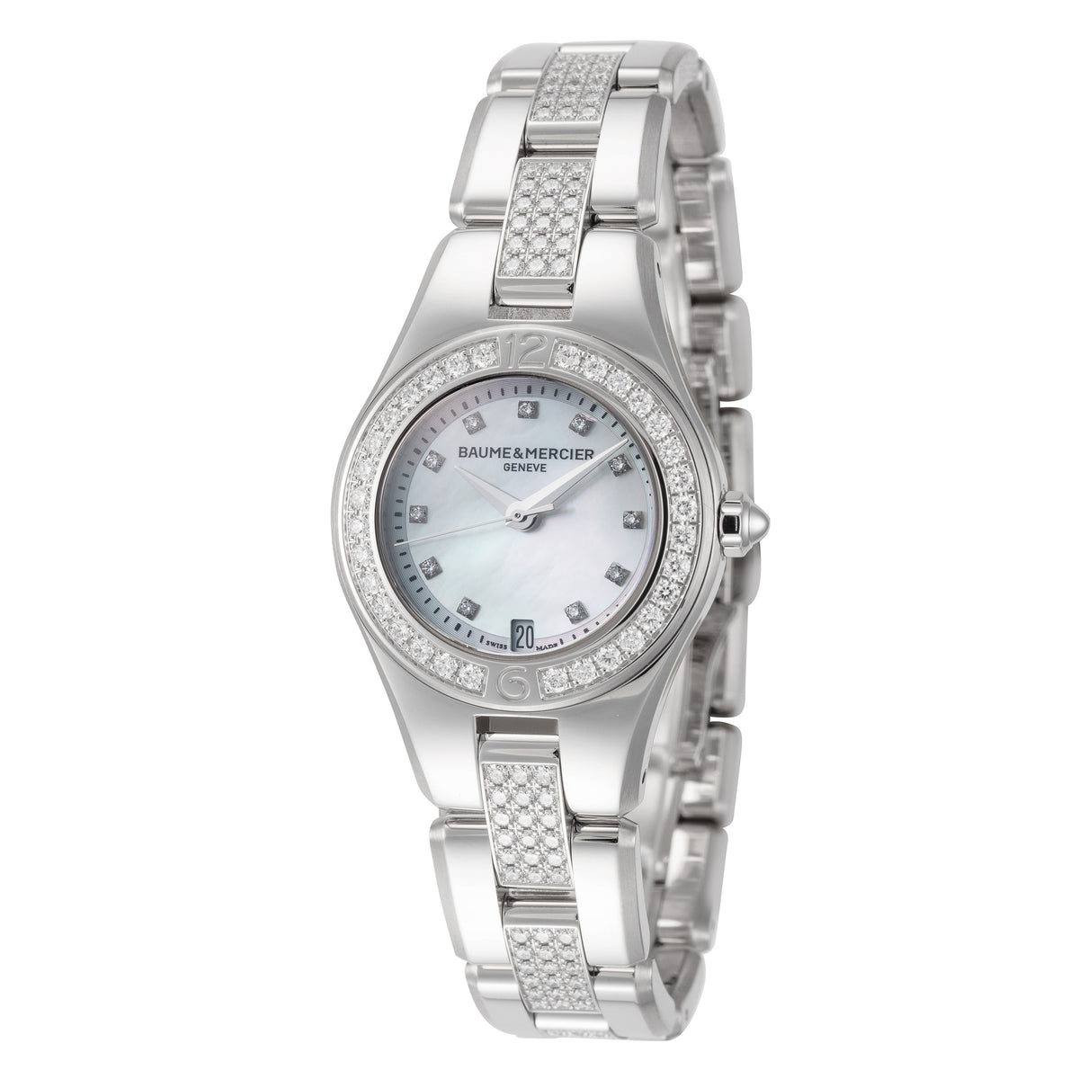 Front view of Baume and Mercier women's watch