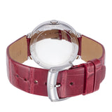 Close-up detail view of Baume and Mercier women's watch