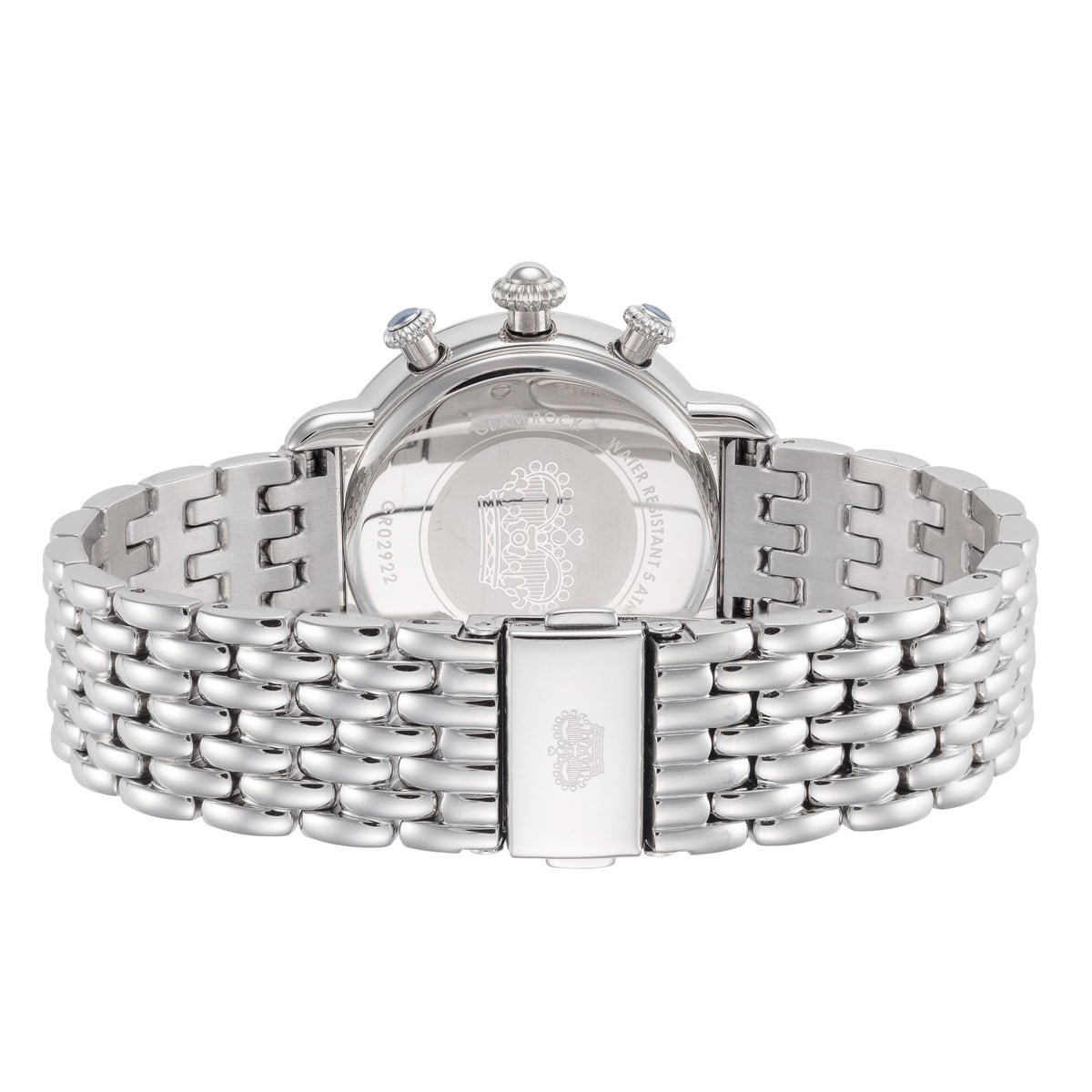 Close-up detail view of Glam Rock women's watch