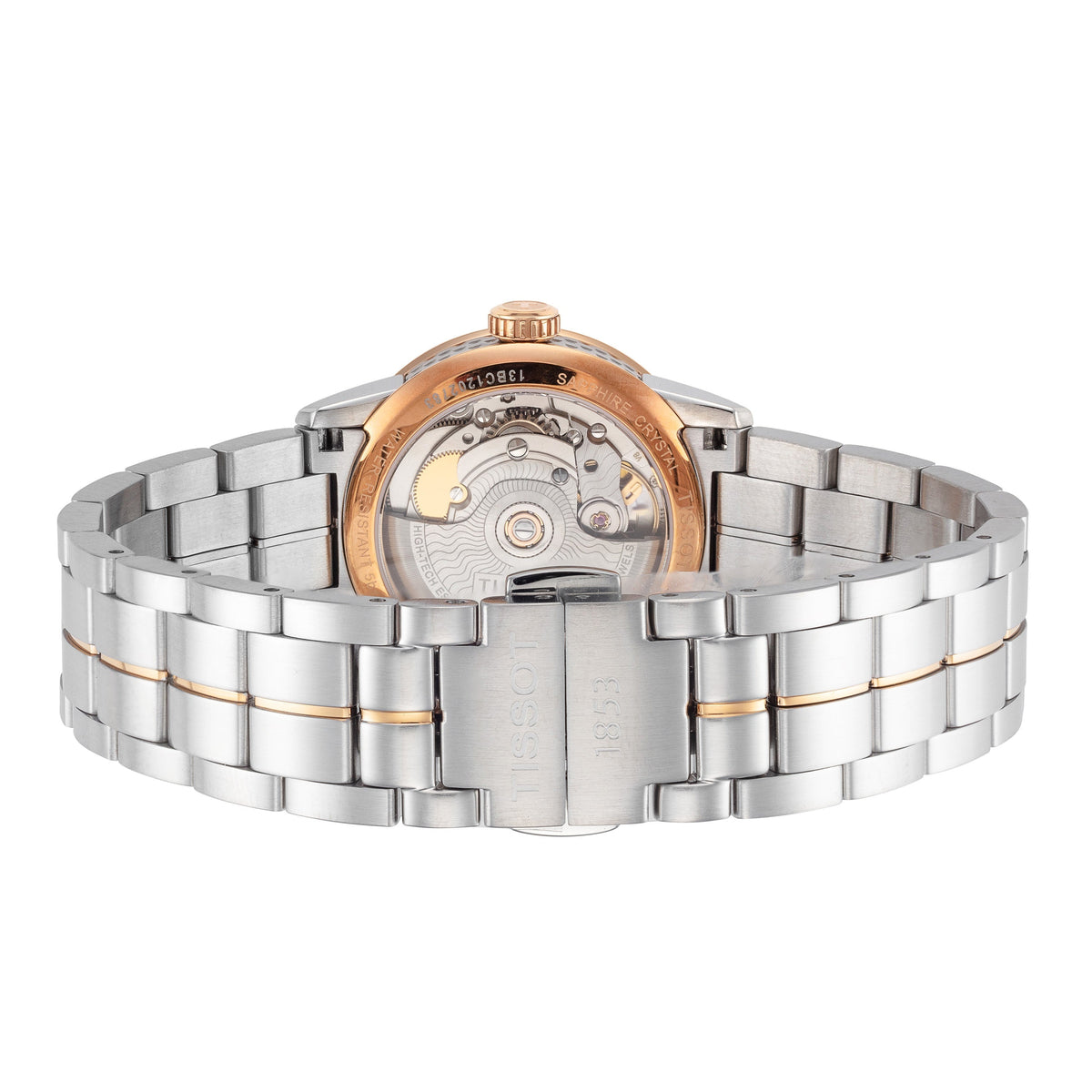 Side view of Tissot women's watch