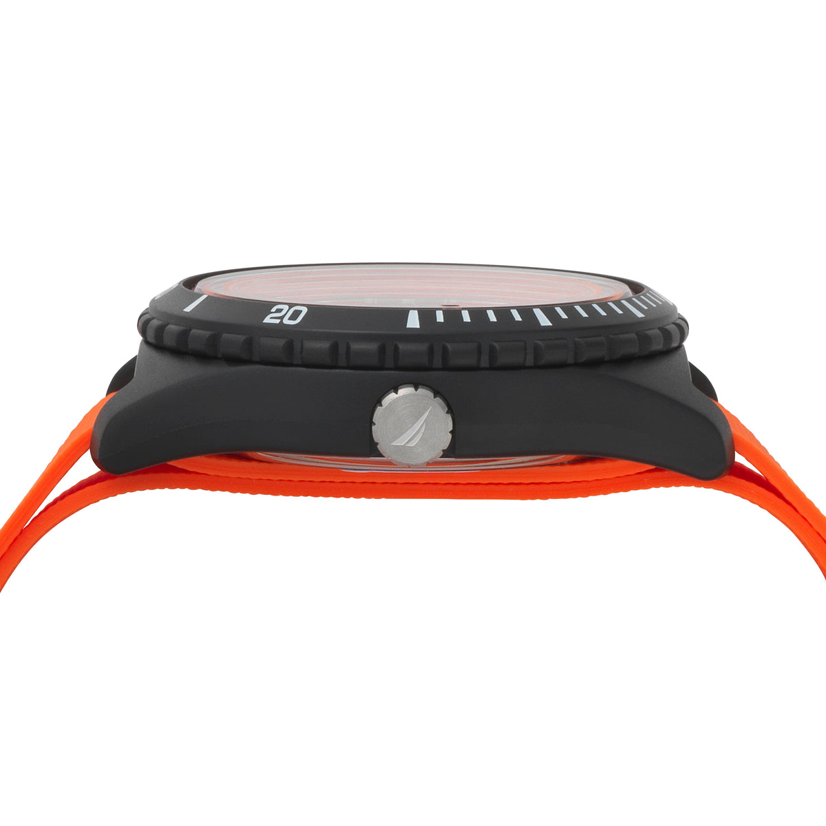 Side view of Nautica men's watch