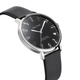 Close-up detail view of Nautica men's watch