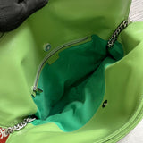 Side profile of polished structured women's handbag – women's designer-style accessory