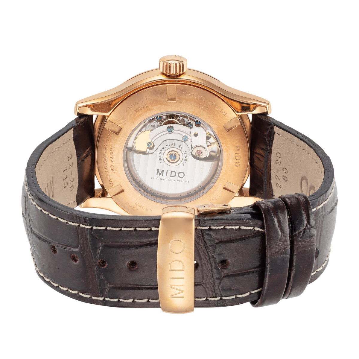 Side view of Mido Men's Multifort men's watch