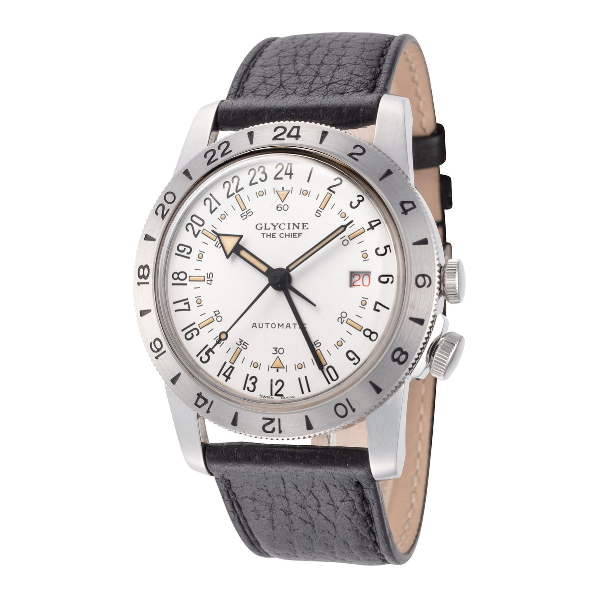 Front view of Glycine Men's GL0467 men's watch