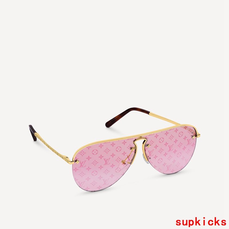 Angled view of Louis Vuitton unisex sunglasses
