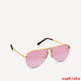 Angled view of Louis Vuitton unisex sunglasses