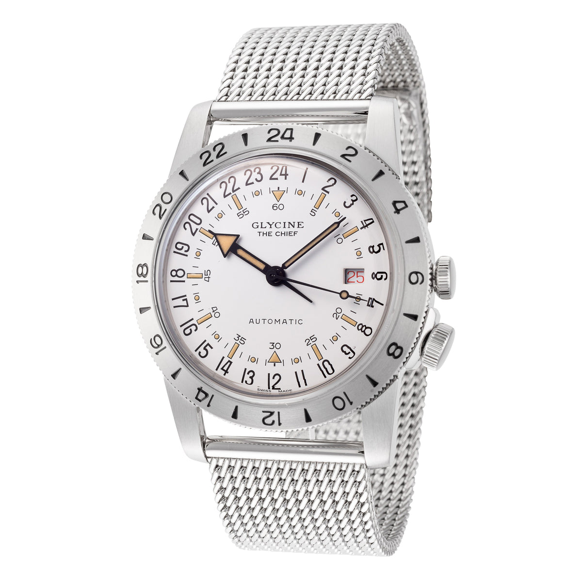 Front view of Glycine Men's GL0470 men's watch