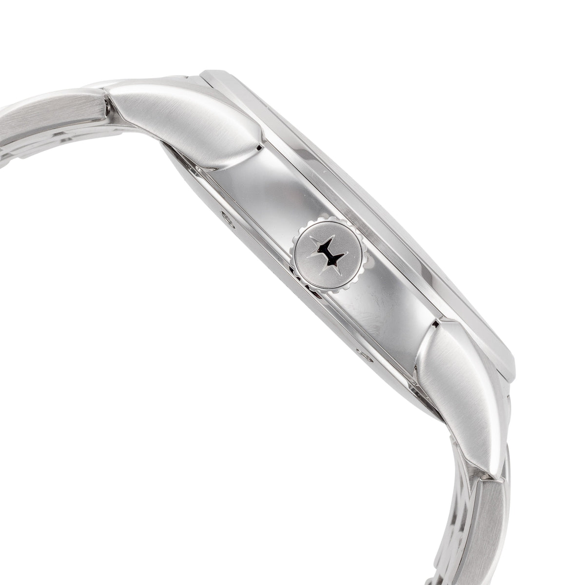 Side view of Hamilton men's watch