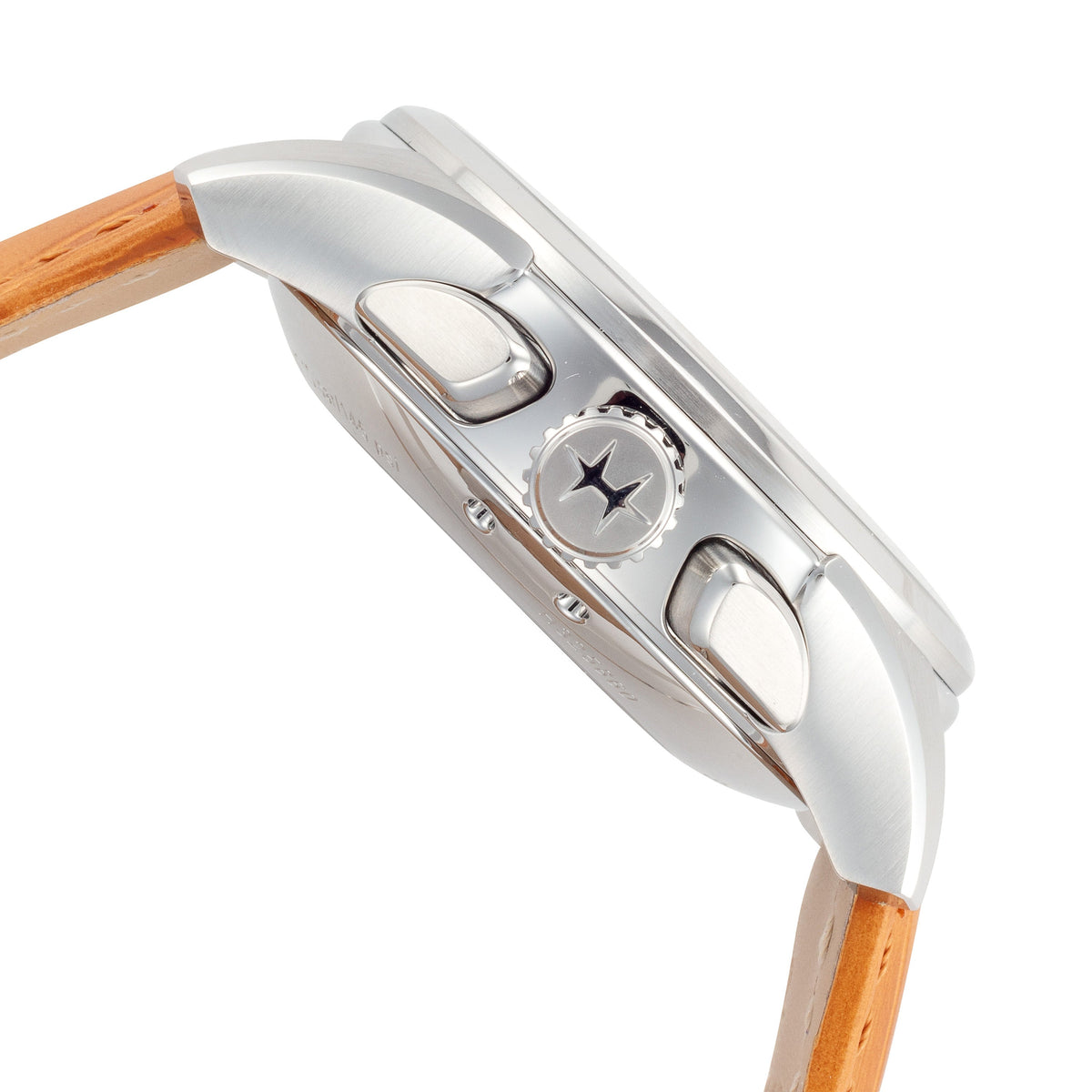 Side view of Hamilton men's watch