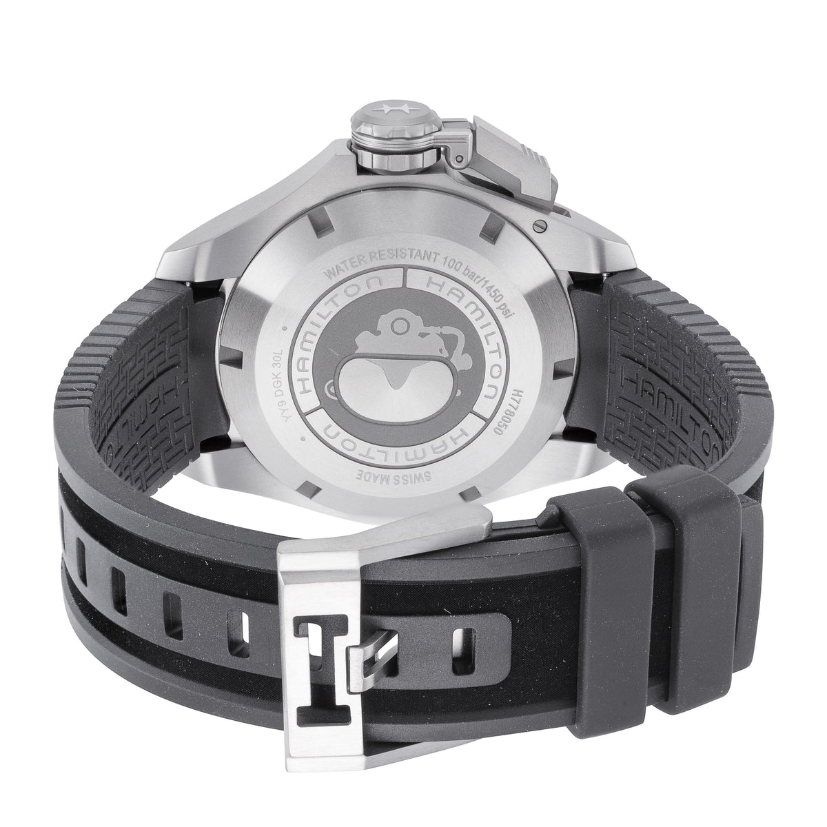 Side view of Hamilton men's watch