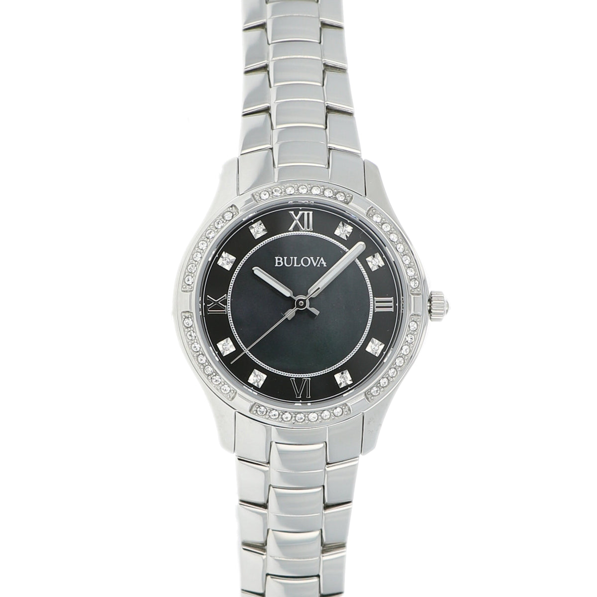 Front view of Bulova women's watch