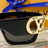 Lifestyle view of Louis Vuitton unisex sunglasses