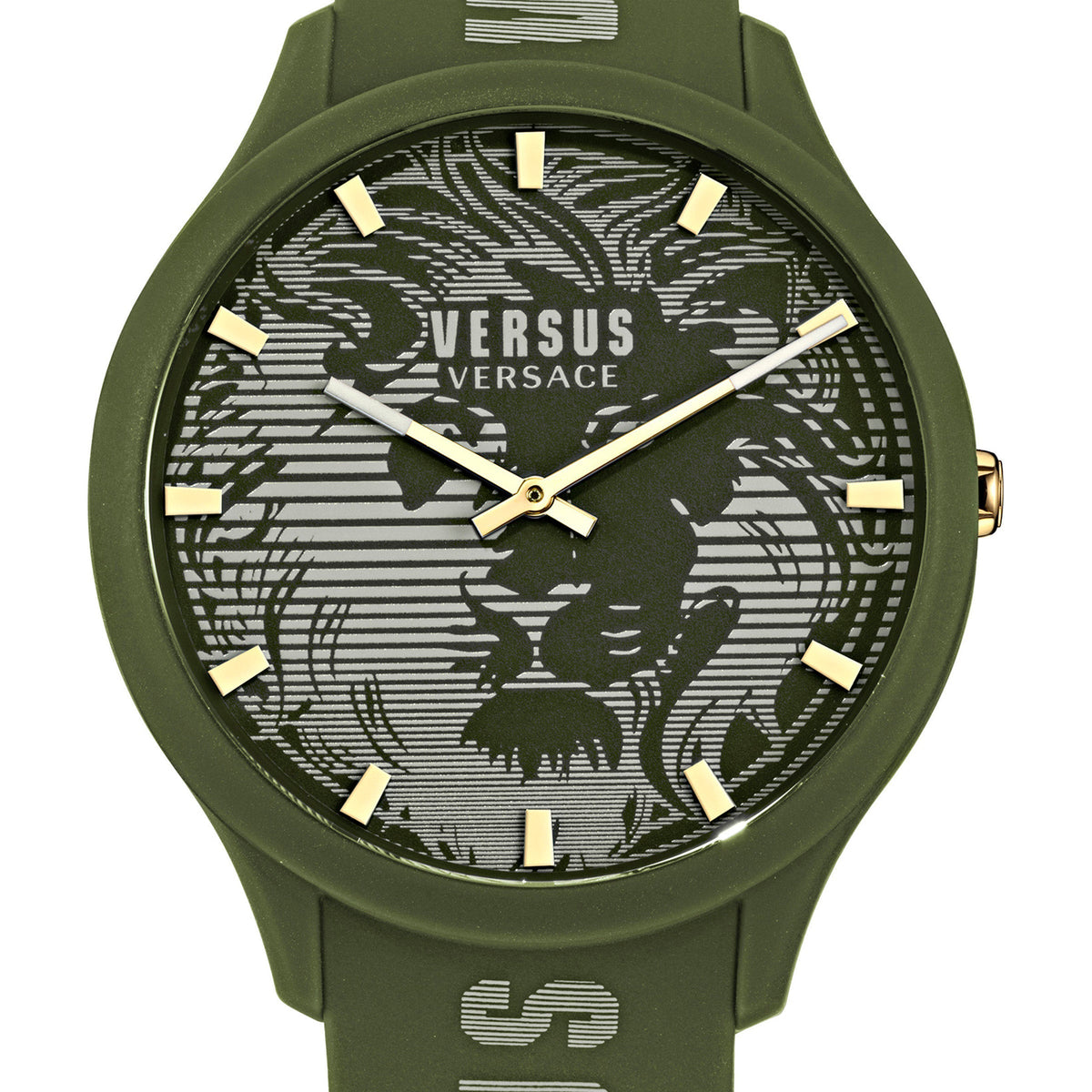 Front view of Versace men's watch