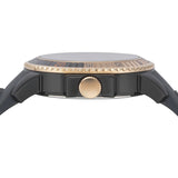 Side view of Versace men's watch