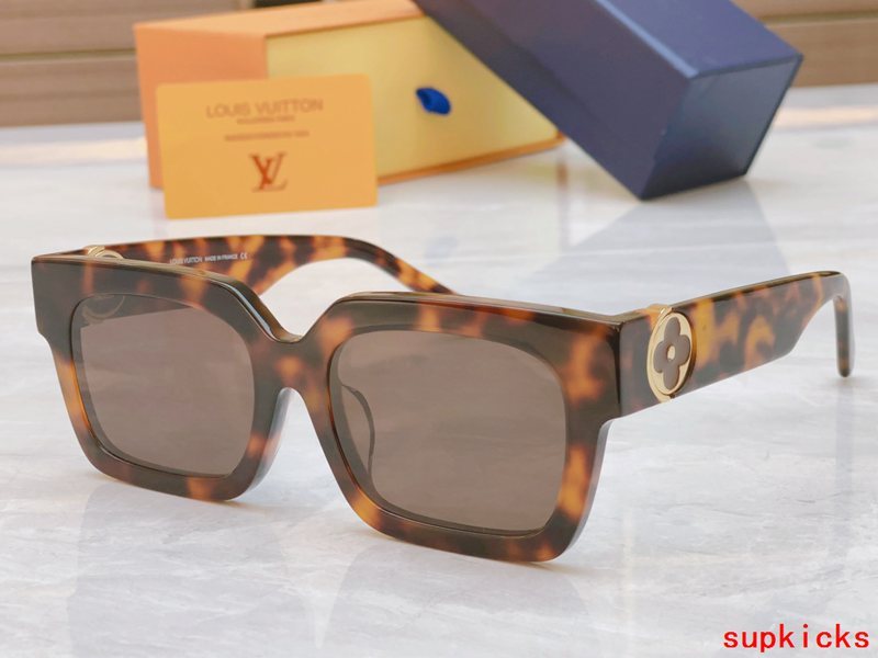 Front view of Louis Vuitton unisex sunglasses