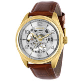 Front view of Invicta men's silver watch
