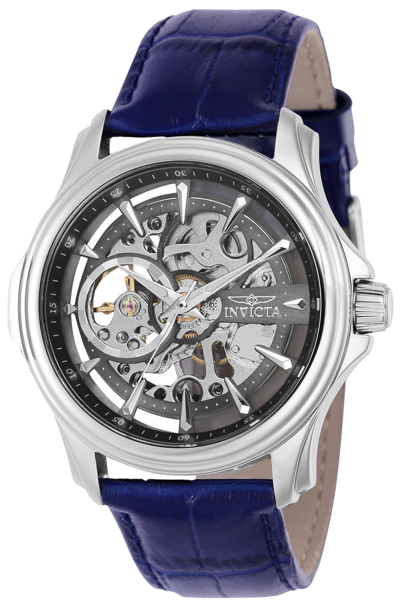 Front view of Invicta men's grey watch