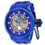 Front view of Invicta men's blue watch