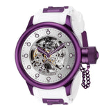 Front view of Invicta men's silver watch