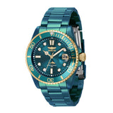 Front view of Invicta women's green watch