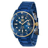 Front view of Invicta women's blue watch