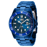 Front view of Invicta men's blue watch