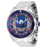 Front view of Invicta men's blue watch