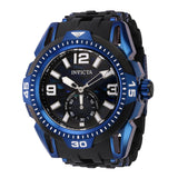 Front view of Invicta men's blue watch