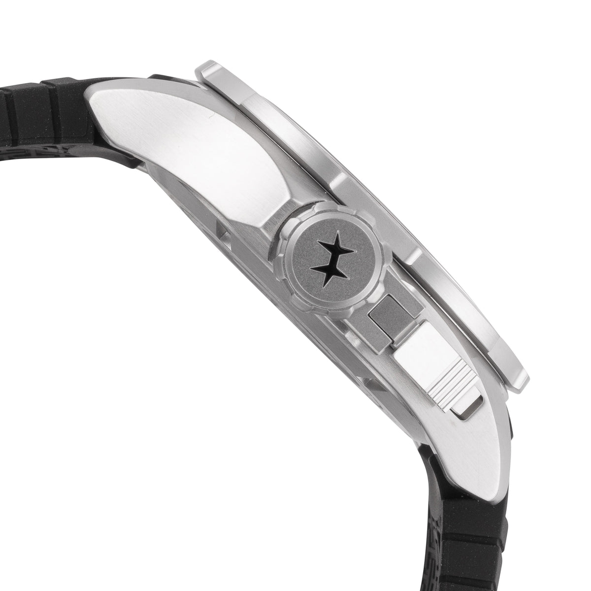 Side view of Hamilton men's watch