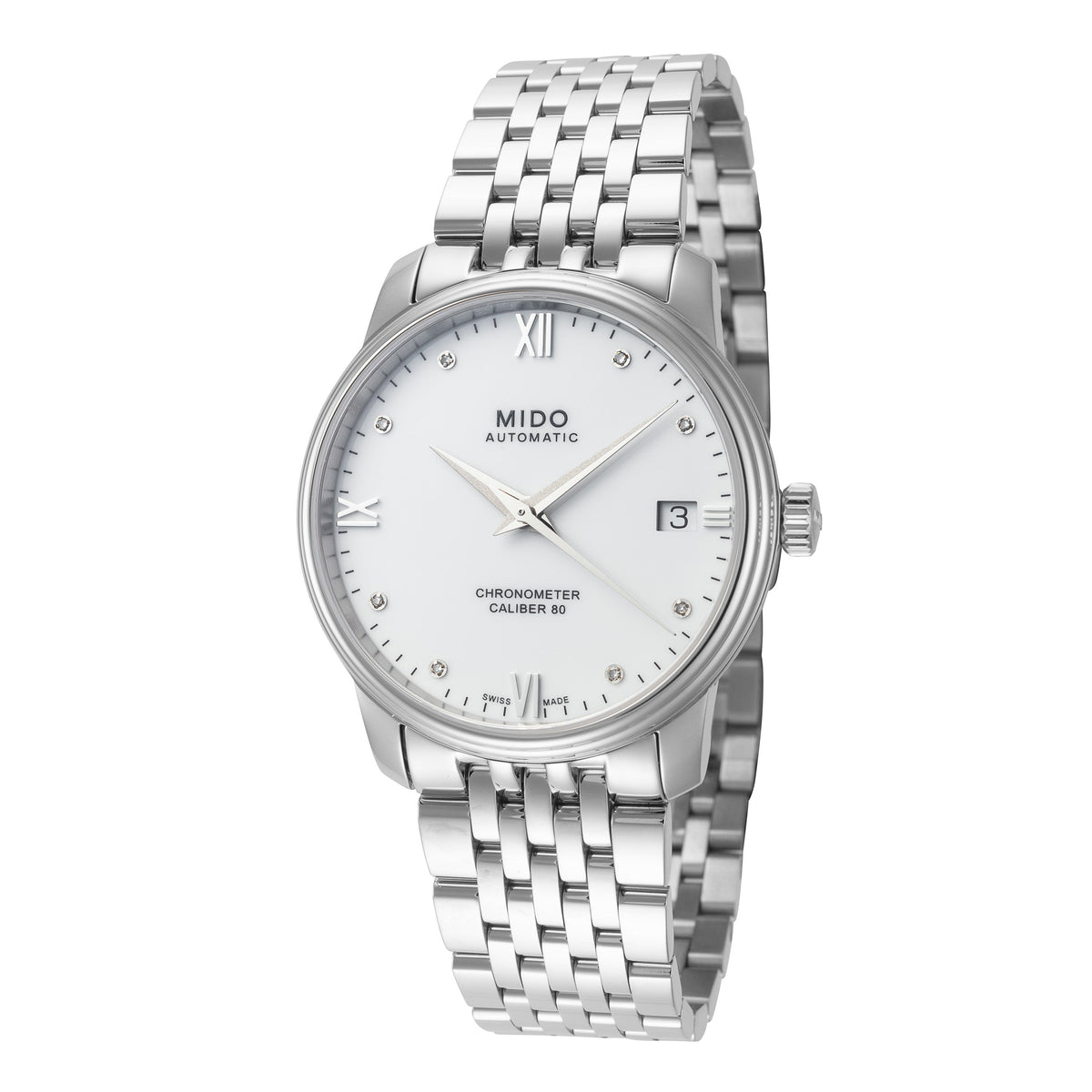 Front view of Mido Women's Baroncelli women's watch