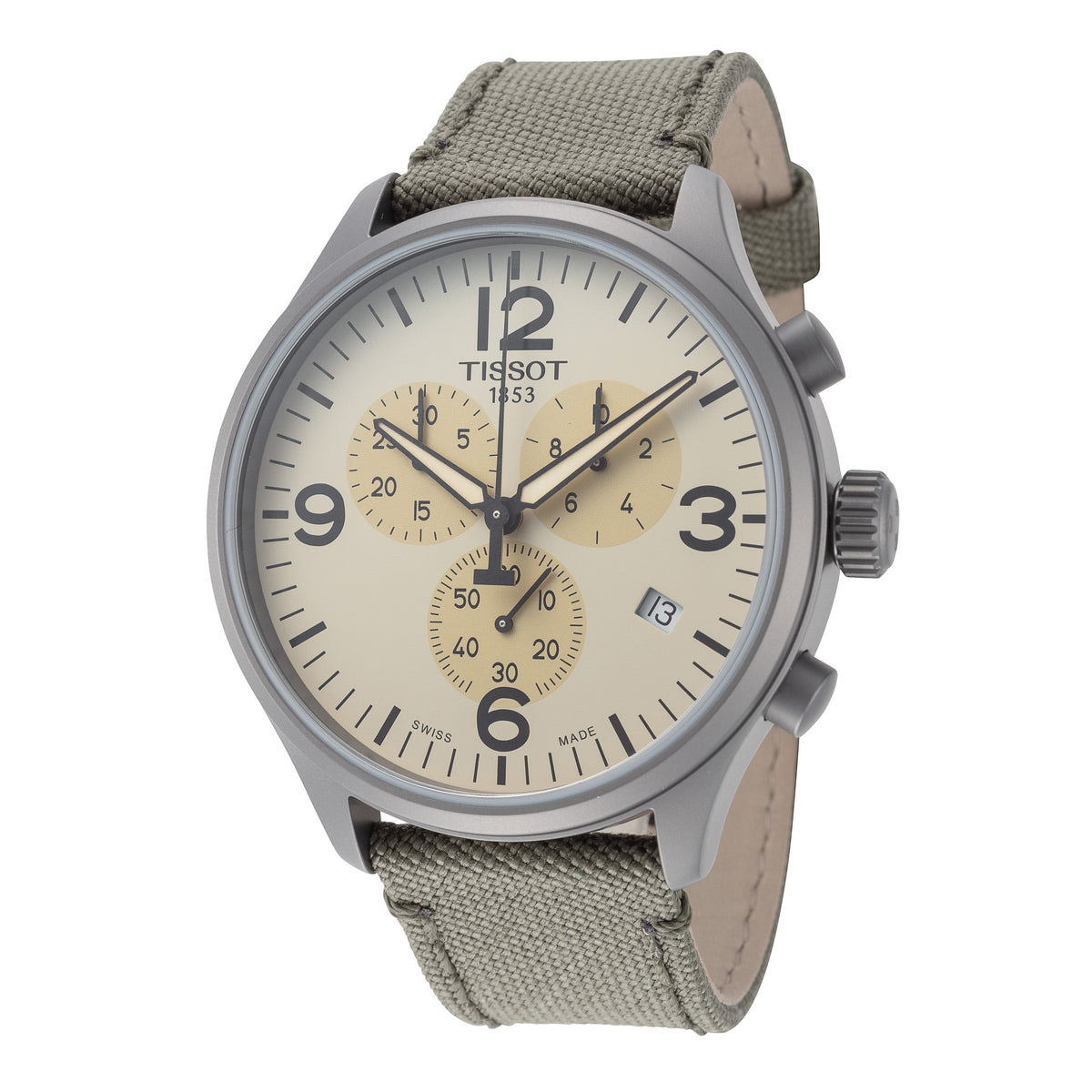 Front view of Tissot men's watch