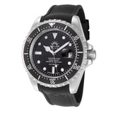 Front view of Solar Aqua Men's men's black watch
