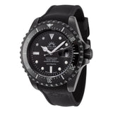 Front view of Solar Aqua Men's men's black watch