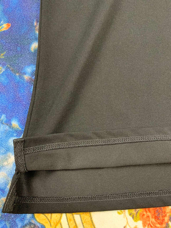 Close-up of Burberry t-shirt craftsmanship
