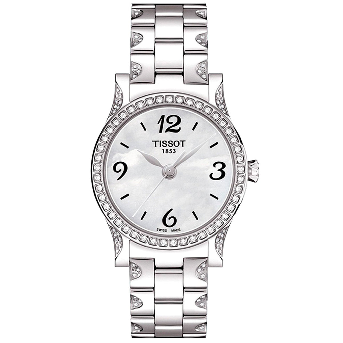 Front view of Tissot women's watch