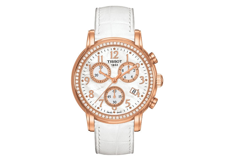 Front view of Tissot women's watch