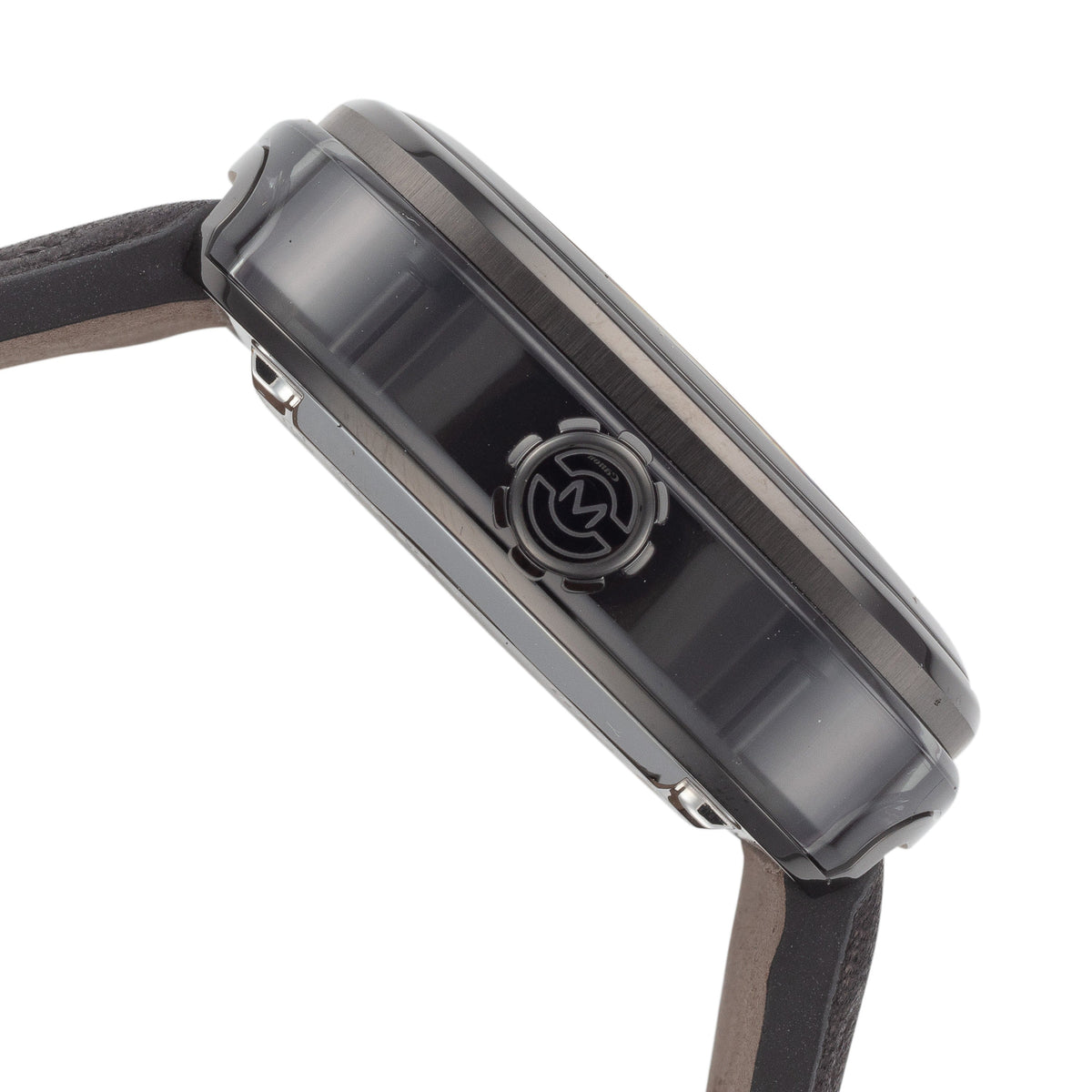 Close-up detail view of SevenFriday Men's M3-07 men's watch
