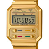 Front view of Casio Retro Vintage unisex watch