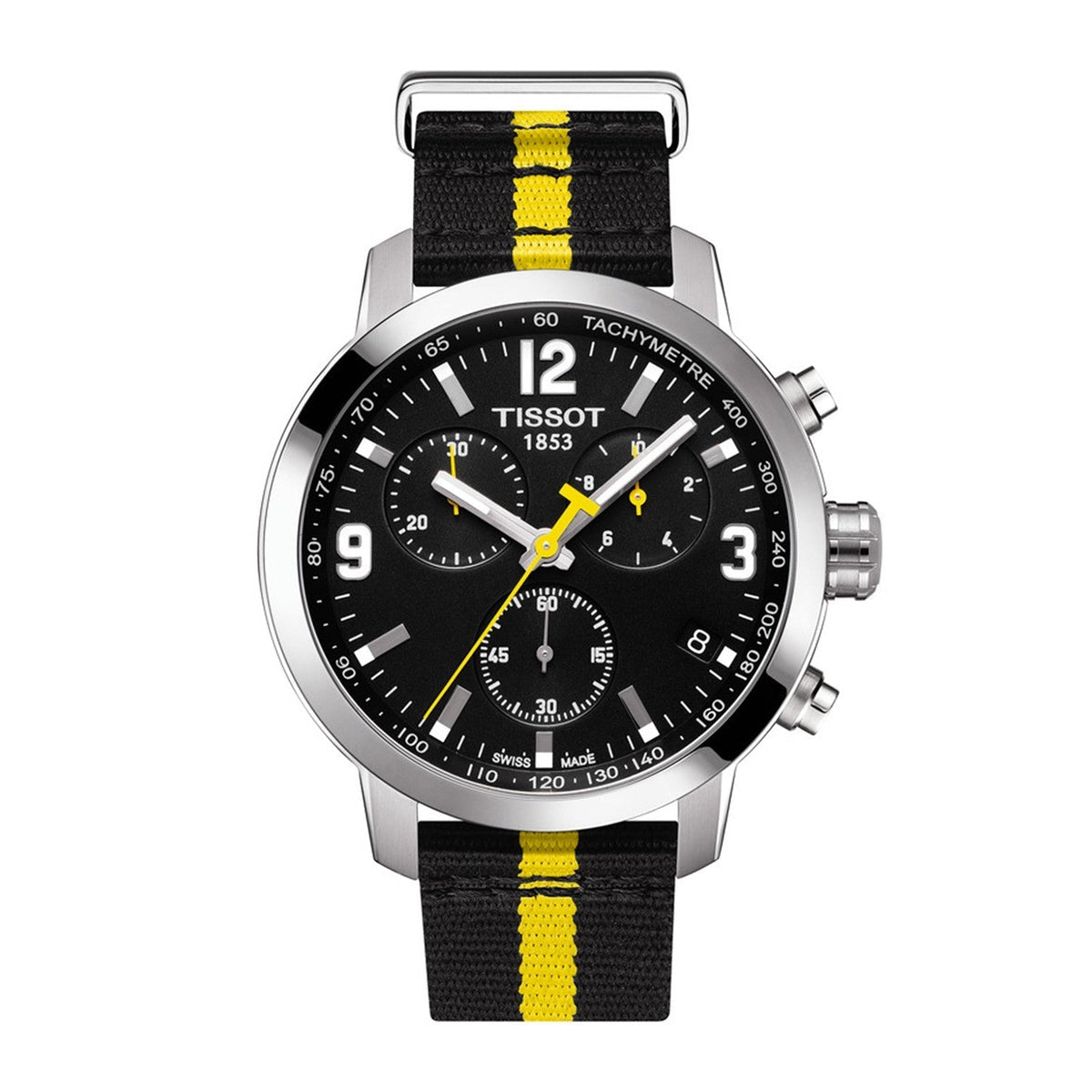 Front view of Tissot men's watch