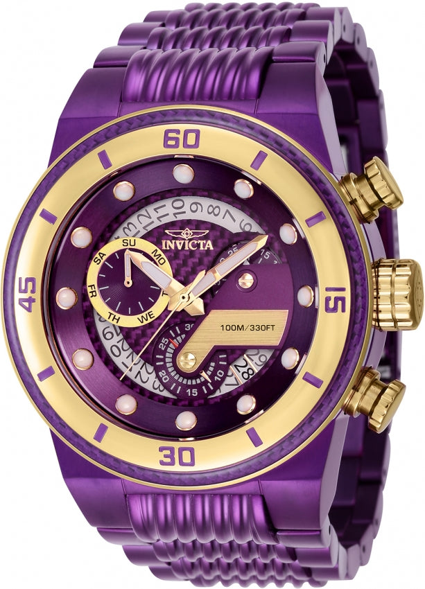 Front view of Invicta men's watch