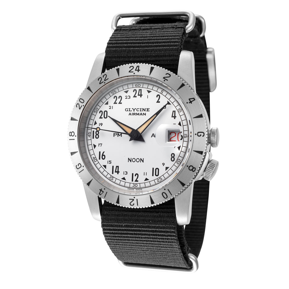 Front view of Glycine Men's GL0376 men's watch