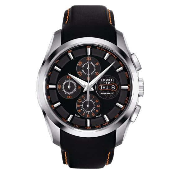 Front view of Tissot men's watch