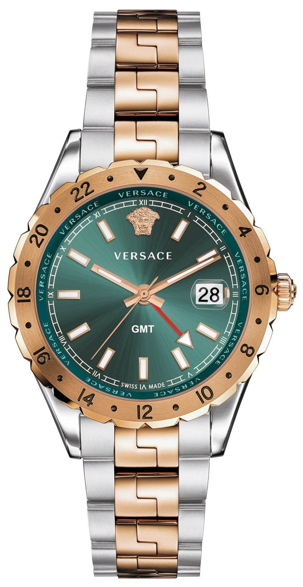 Front view of Versace men's watch