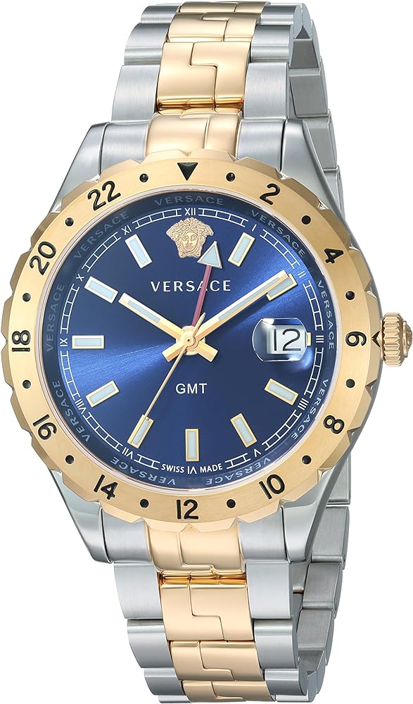 Front view of Versace men's watch