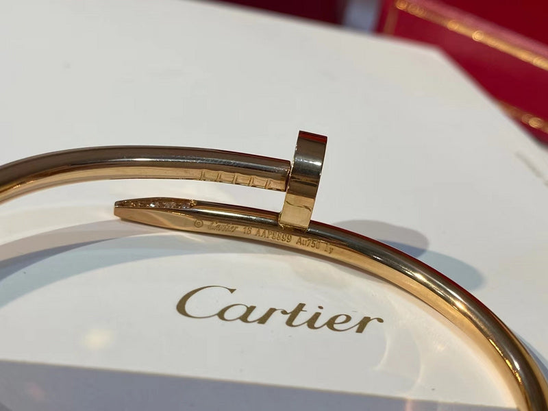 Front view of Cartier unisex jewelry piece