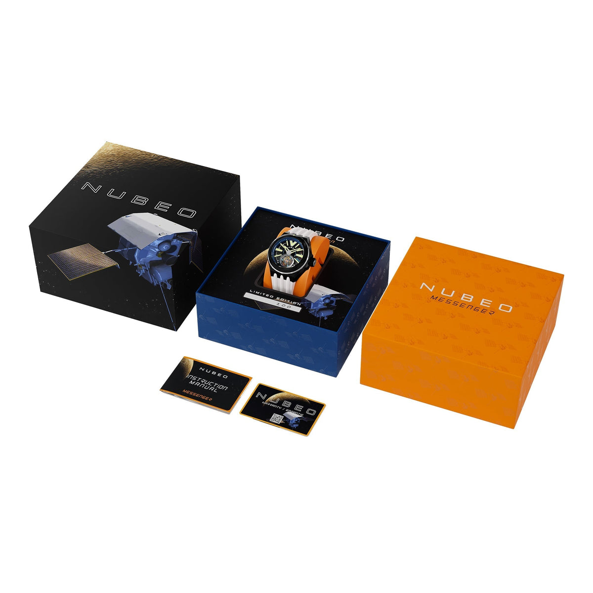 Side view of Nubeo Men NB-6075-02 unisex watch